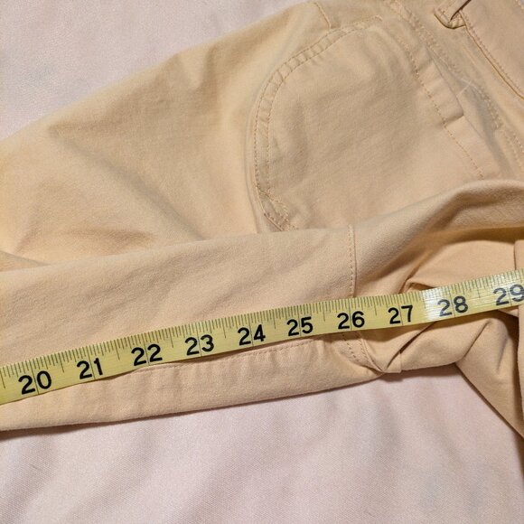 Democracy "Ab"solution Ankle Skimmer Stretch Waist yellow jeans  Sz 10 - Picture 9 of 12